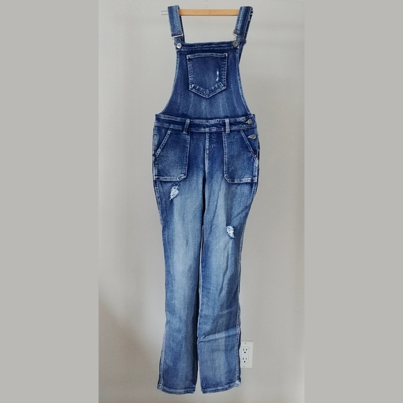 Jeaniologie Denim Overalls Skinny Fit Size 6 - Picture 4 of 16
